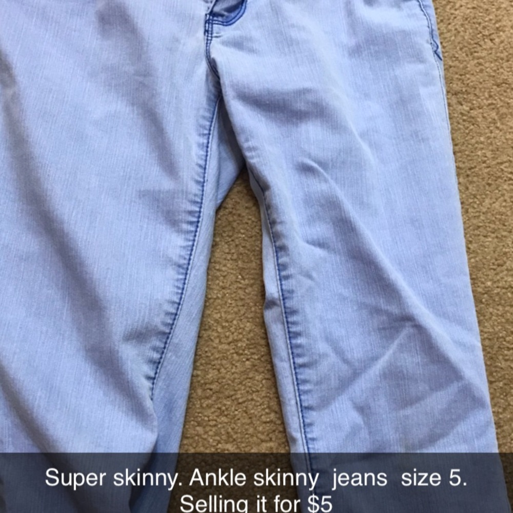 Super skinny ankle skinny  jeans